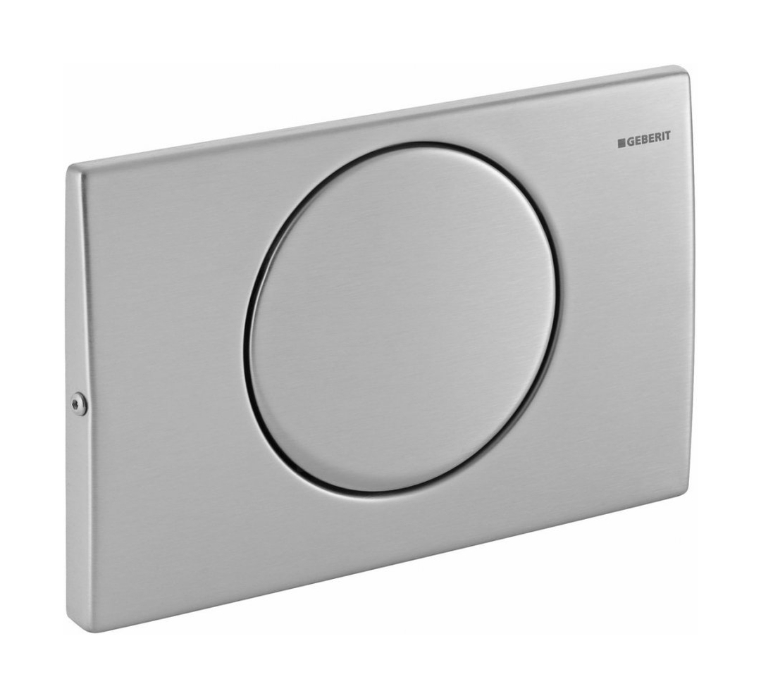 Geberit Mambo Betätigungsplatte für Toilette stahl 115.751.00.1