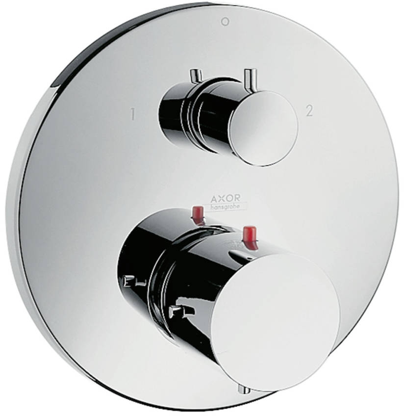 Axor Starck Badewannen- und Duscharmatur Unterputz mit Thermostat chrom 10720000