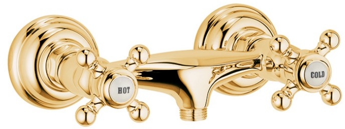 Kludi 1926 Duschbatterie Wandmontage gold 516104520