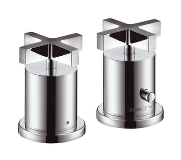 Axor Citterio Badewannen- und Duscharmatur awannenmontiert mit Thermostat chrom 39480000