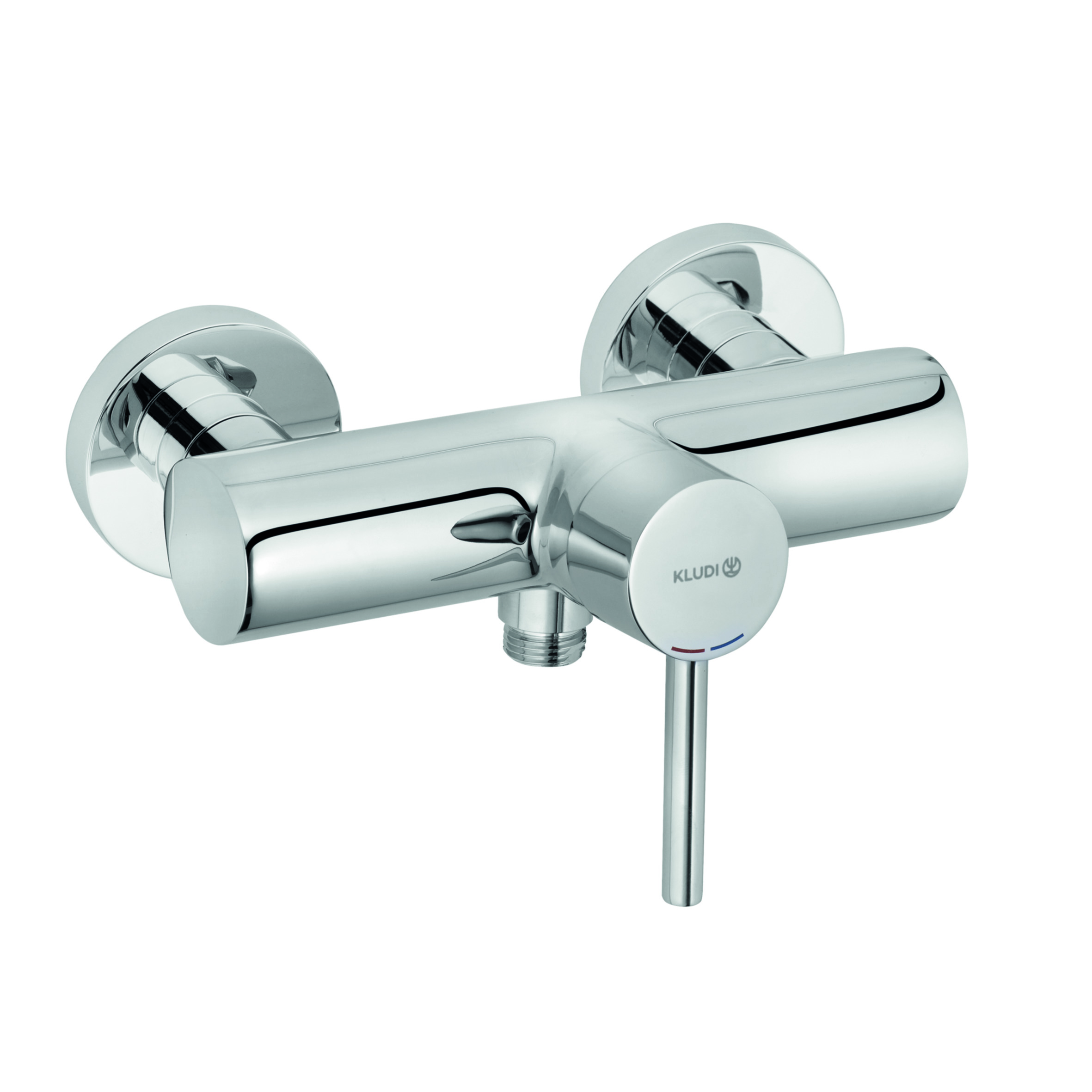 Kludi Bozz Duschbatterie Wandmontage chrom 388310576