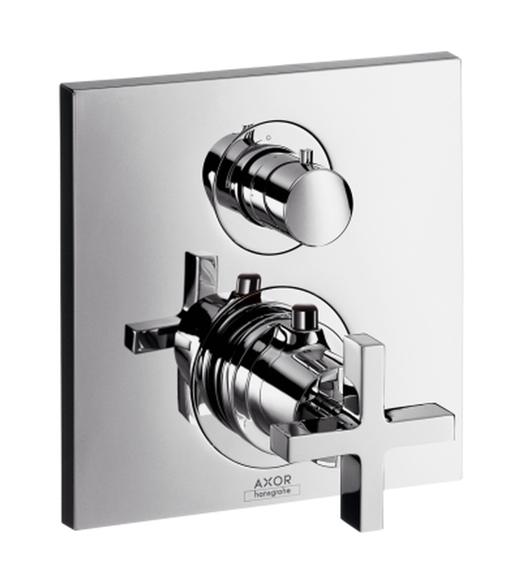 Axor Citterio Badewannen- und Duscharmatur Unterputz mit Thermostat chrom 39725000