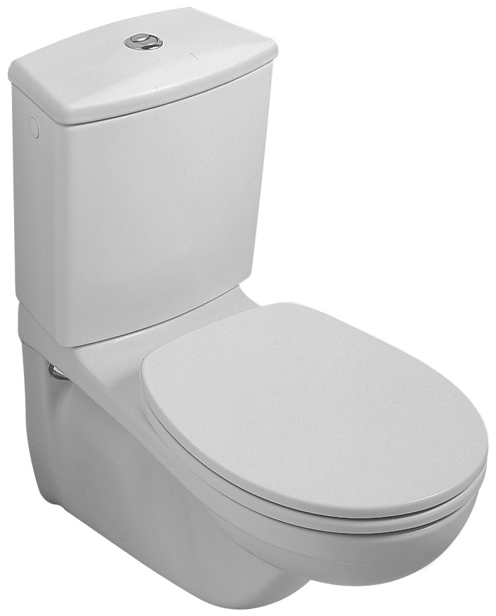 Villeroy & Boch O.Novo Kompakte Toilettenschüssel weiß 66231001
