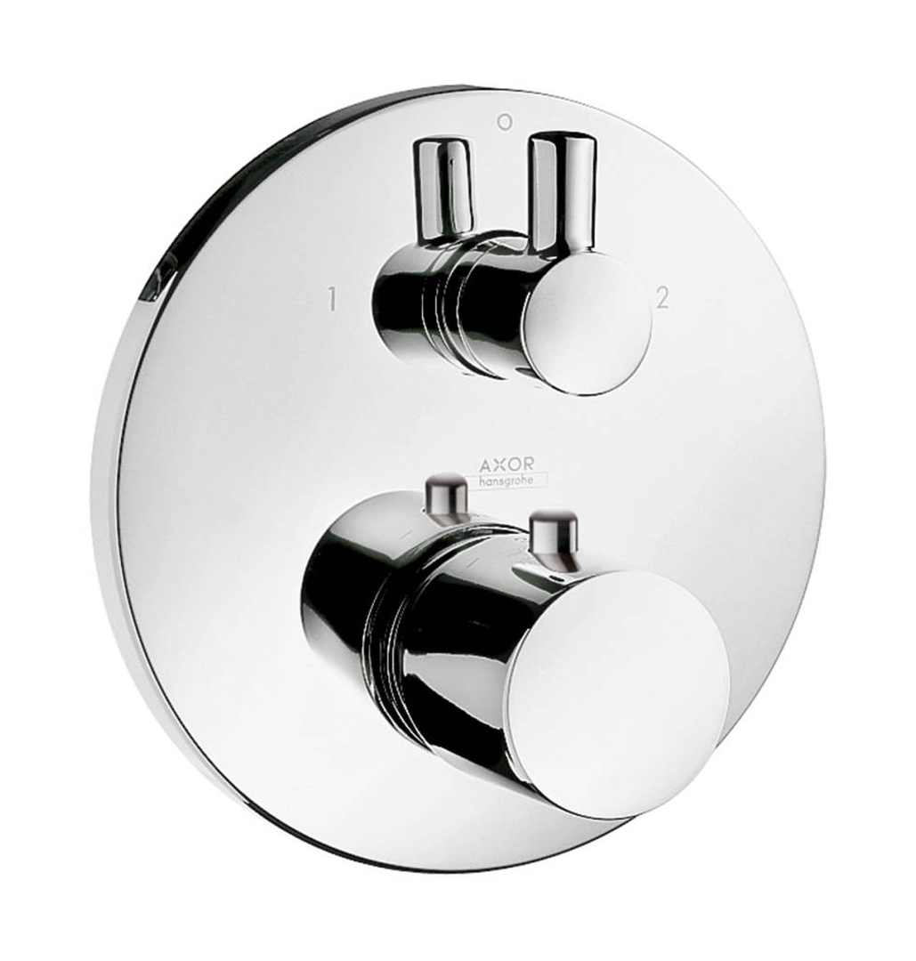 Axor Uno2 Badewannen- und Duscharmatur Unterputz mit Thermostat chrom 38720000