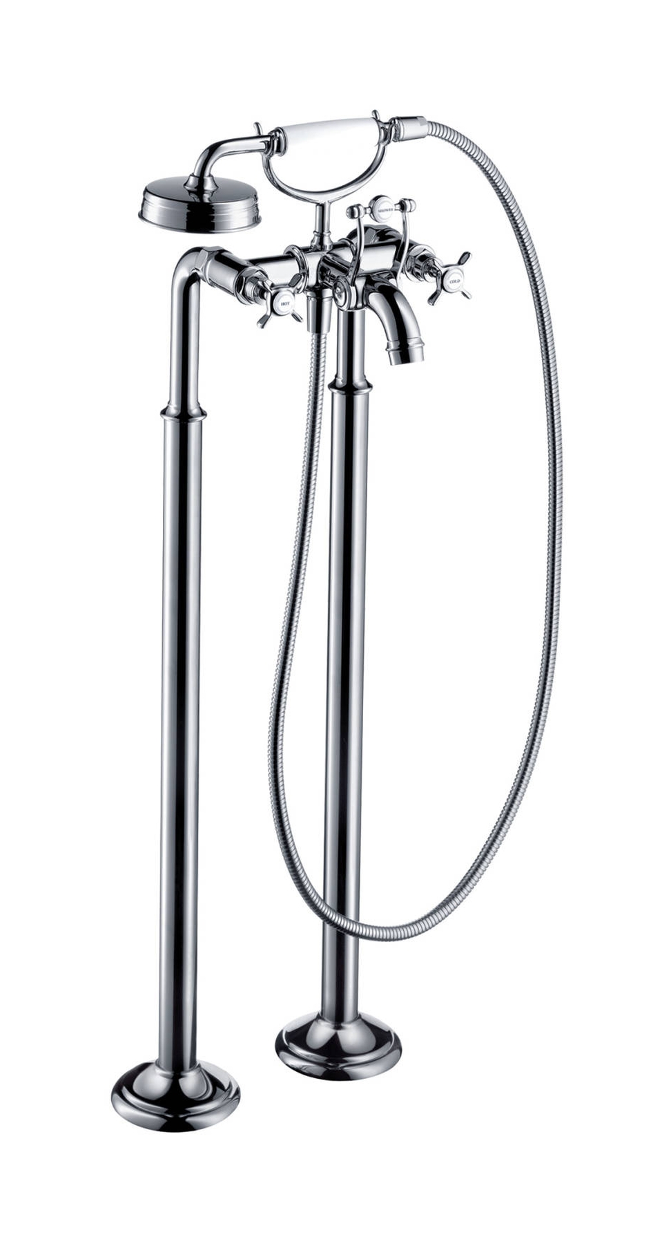 Axor Montreux Badewannen- und Duscharmatur freistehend chrom 16547000