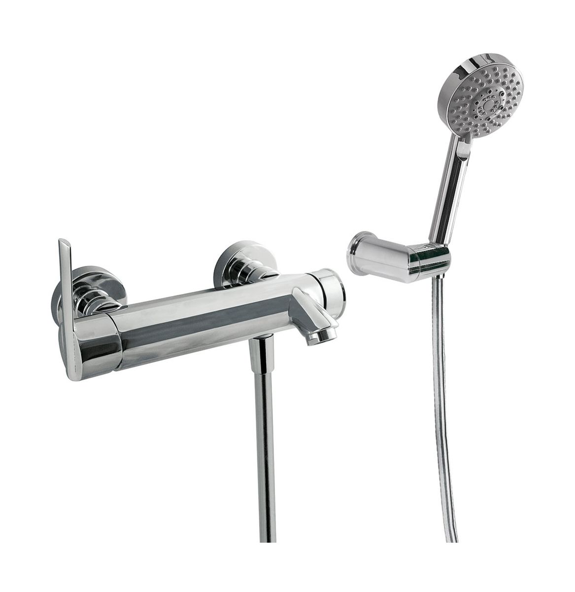 Tres Lex-Tres Badewannen- und Duscharmatur Wandmontage chrom 1.81.474