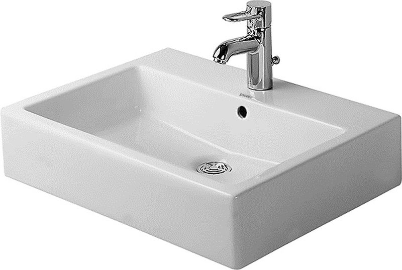Duravit Vero Waschbecken 60x47 cm rechteckig Möbel weiß 0454600000