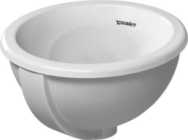 Duravit Bali Waschbecken 33.5x33.5 cm rund Einbauwaschbecken weiß 0473340031