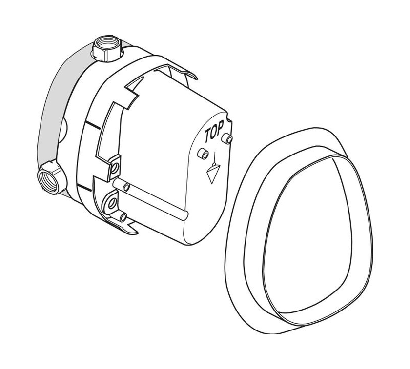 Ideal Standard Marc Newson Verdecktes Wasserhahnelement A2354NU