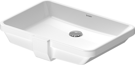 Duravit 2nd floor Waschbecken 52.5x35 cm rechteckig Unterbauwaschbecken weiß 0316530000