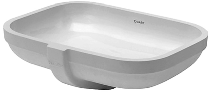 Duravit Happy D.2 Waschbecken 48x34.5 cm rechteckig Unterbauwaschbecken weiß 0457480000