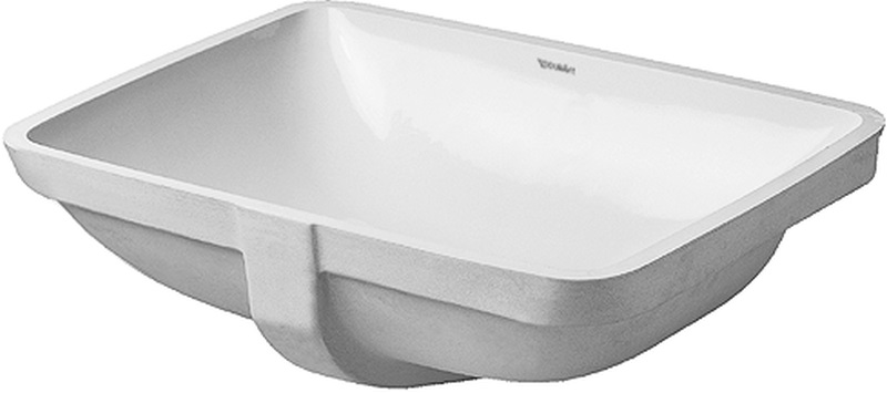 Duravit Starck 3 Waschbecken 49x36.5 cm rechteckig Unterbauwaschbecken weiß 0305490000