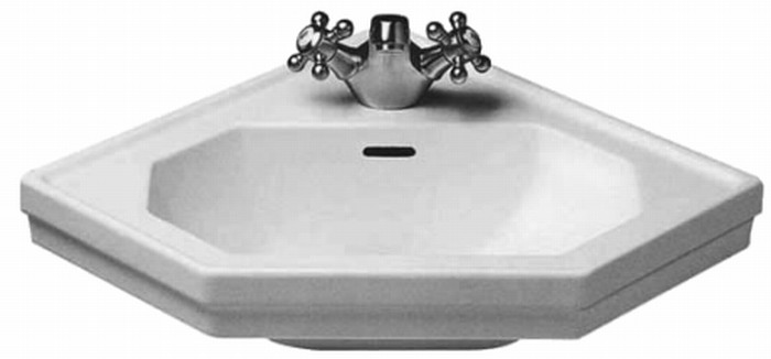 Duravit Seria 1930 Waschbecken 59.5x45 cm eckwaschbecken Klassisch weiß 0793420000