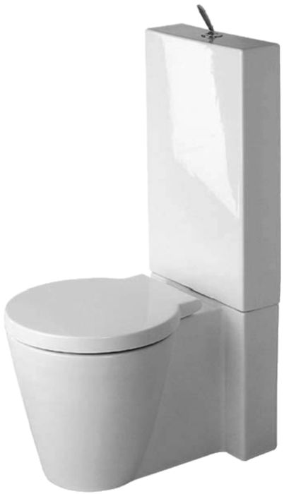 Duravit Starck 1 Kompakte Toilettenschüssel weiß 0233090064
