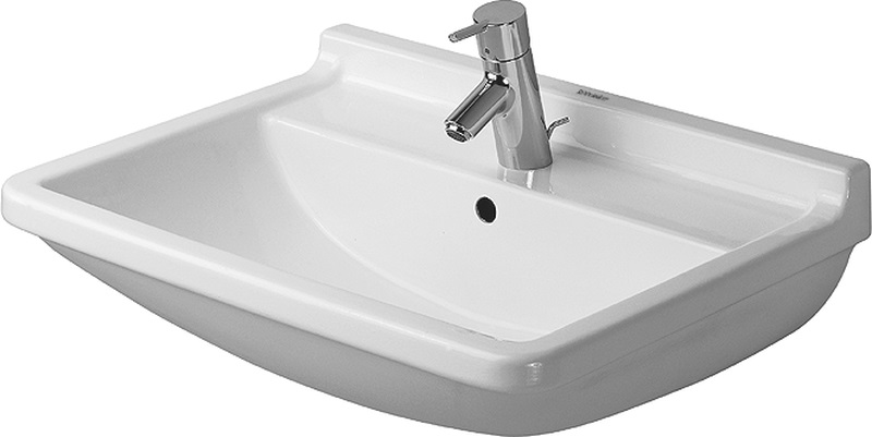 Duravit Starck 3 Waschbecken 55x43 cm rechteckig Klassisch weiß 0300550000