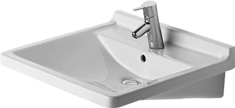 Duravit Starck 3 Waschbecken 60x54.5 cm rechteckig Klassisch für Behinderte weiß 0309600000