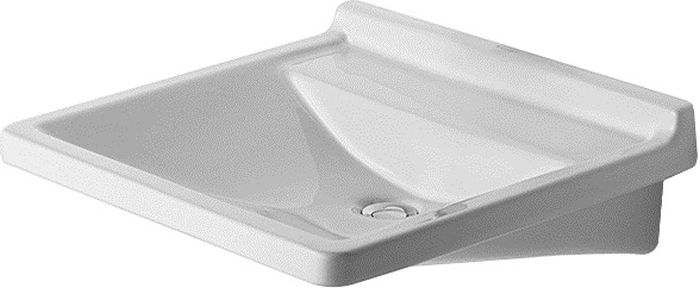 Duravit Starck 3 Waschbecken 60x54.5 cm rechteckig Klassisch für Behinderte weiß 0312600000