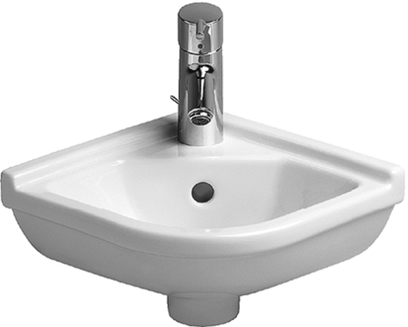 Duravit Starck 3 Waschbecken 43x38 cm eckwaschbecken Klassisch weiß 0752440000