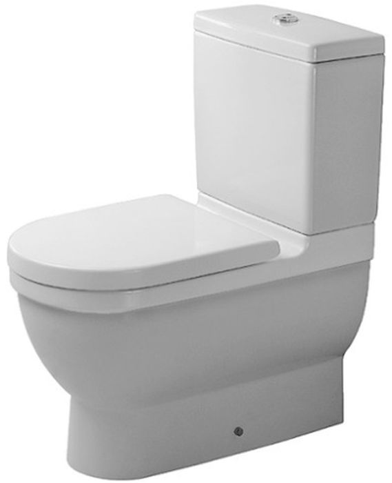 Duravit Starck 3 Kompakte Toilettenschüssel weiß 0128090000