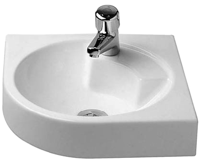 Duravit Architec Waschbecken 63.5x54 cm eckwaschbecken Klassisch weiß 0448450000
