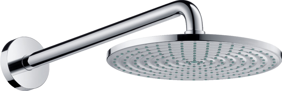 Hansgrohe Raindance Kopfbrause mit Arm 24x24 cm rund chrom 27474000
