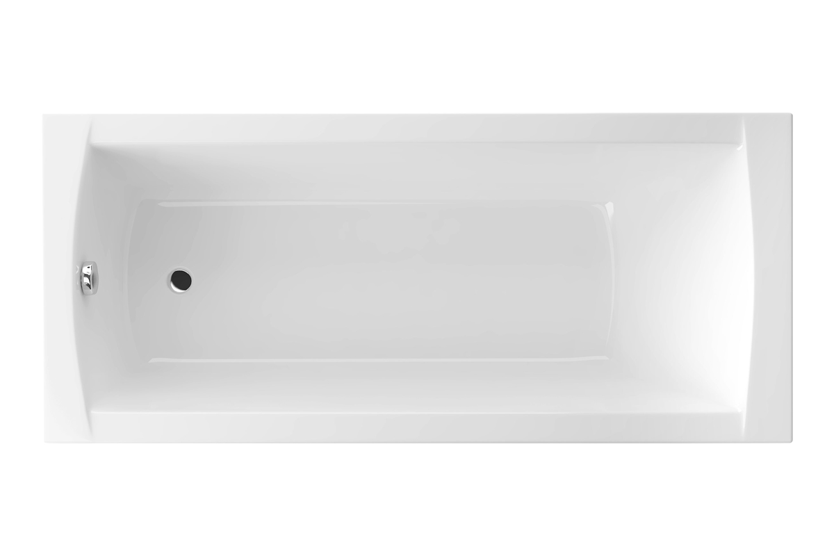 Excellent Aquaria Rechteckige Badewanne 150x70 cm weiß WAEX.AQU15WH