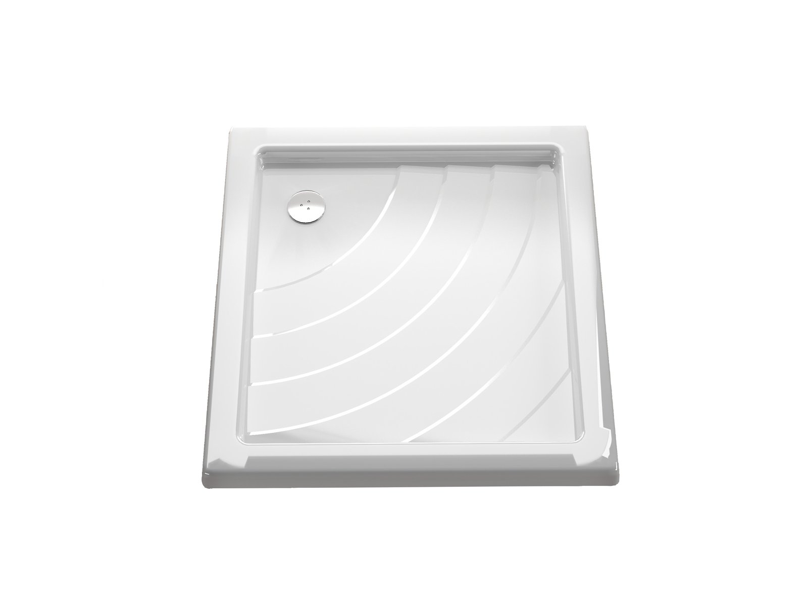 Ravak Aneta Rechteckige Duschwanne 90x75 cm weiß A003701220
