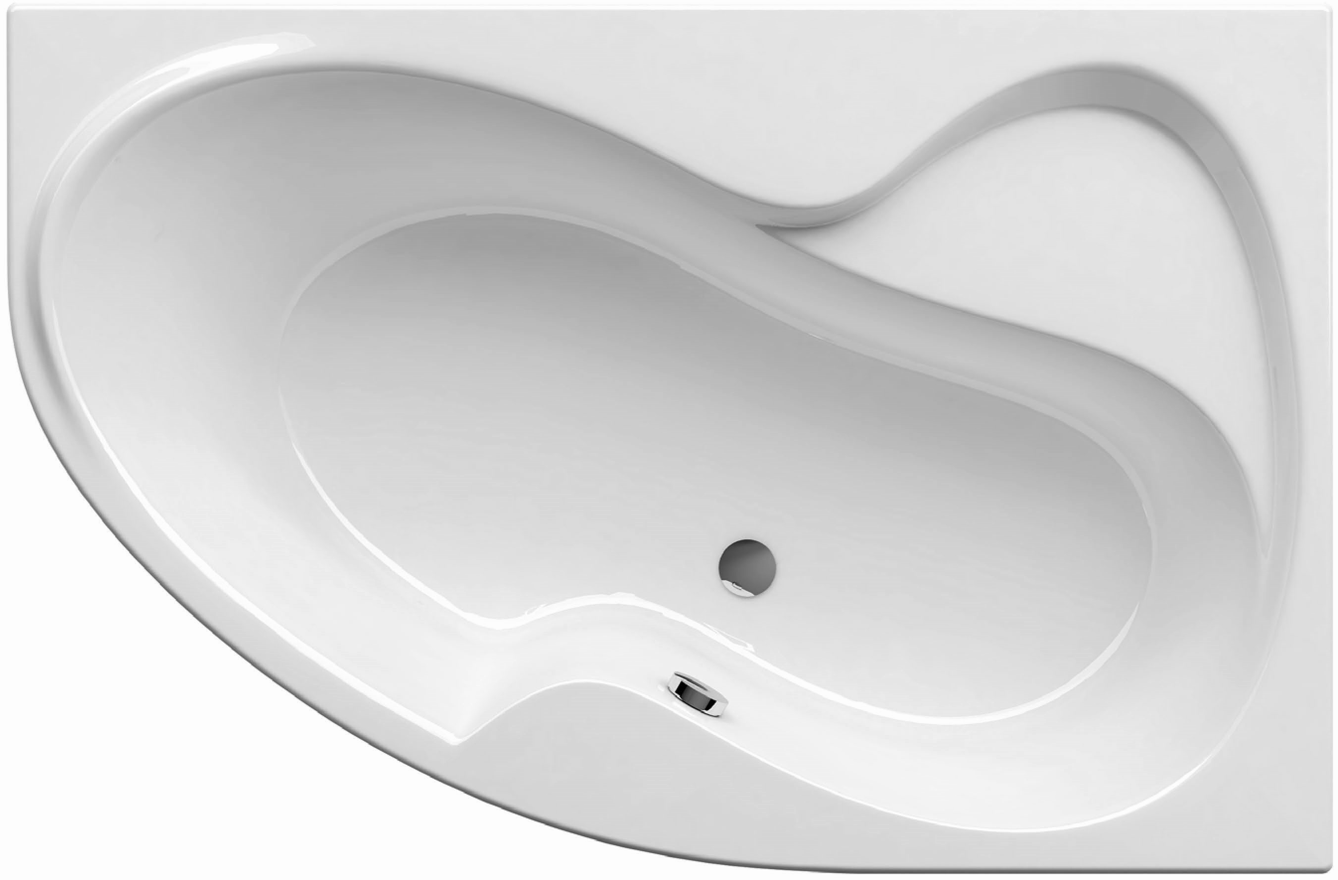 Ravak Rosa II Eckbadewanne 160x105 cm rechtsseitig weiß CL21000000
