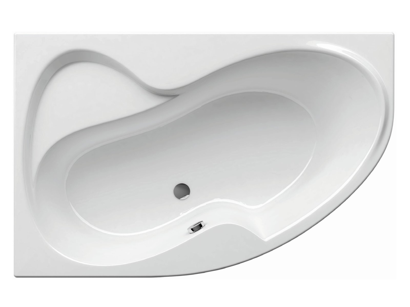 Ravak Rosa II Eckbadewanne 150x105 cm linksseitig weiß CK21000000