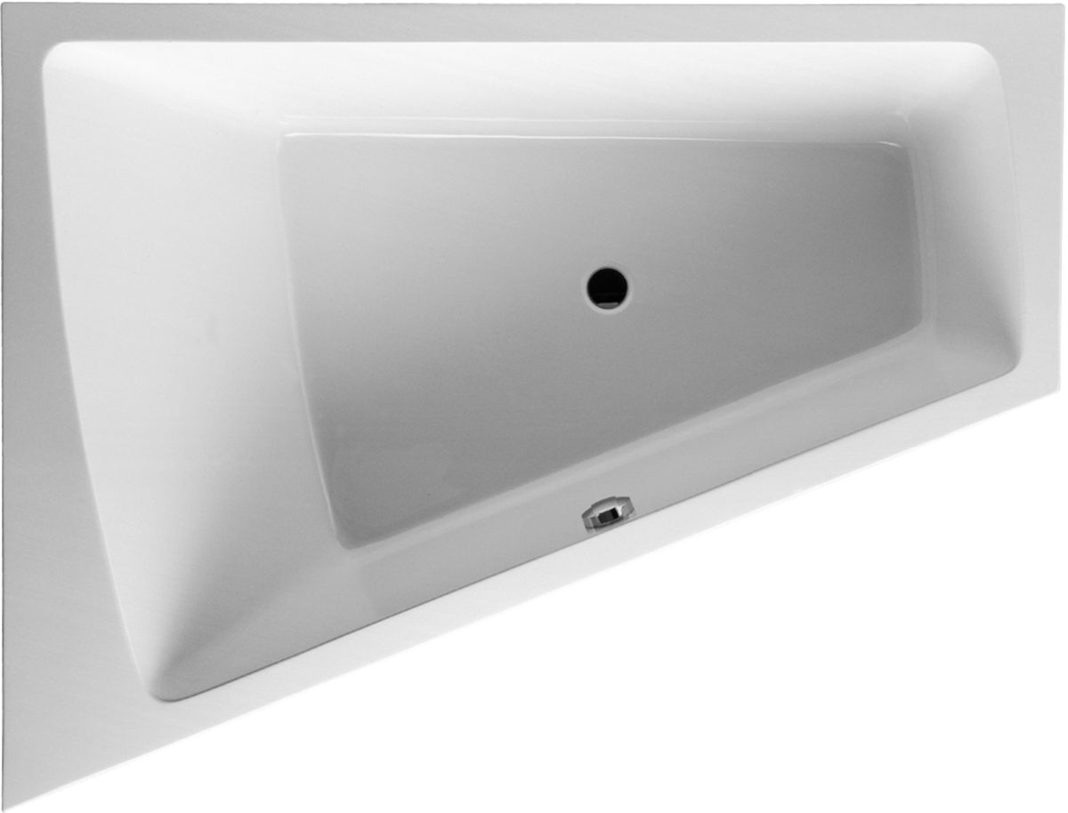 Duravit Paiova Eckbadewanne 170x130 cm linksseitig weiß 700214000000000