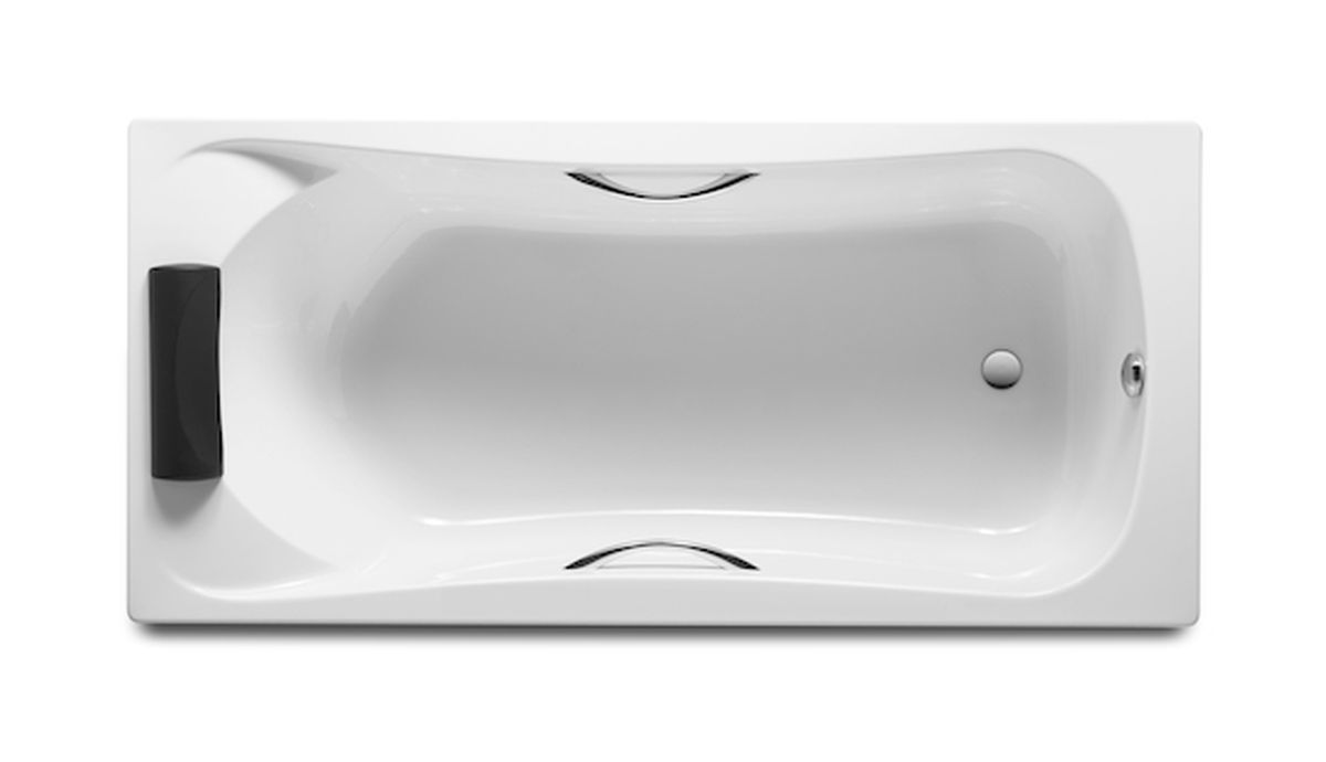 Roca BeCool Rechteckige Badewanne 180x80 cm weiß A248015001
