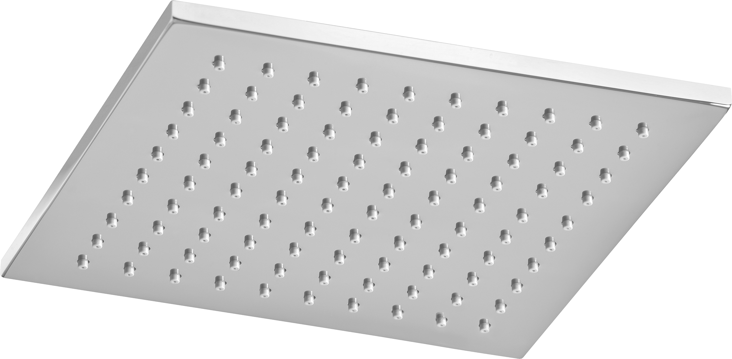 Omnires SlimLine Kopfbrause 20x20 cm quadratisch chrom WG220CR