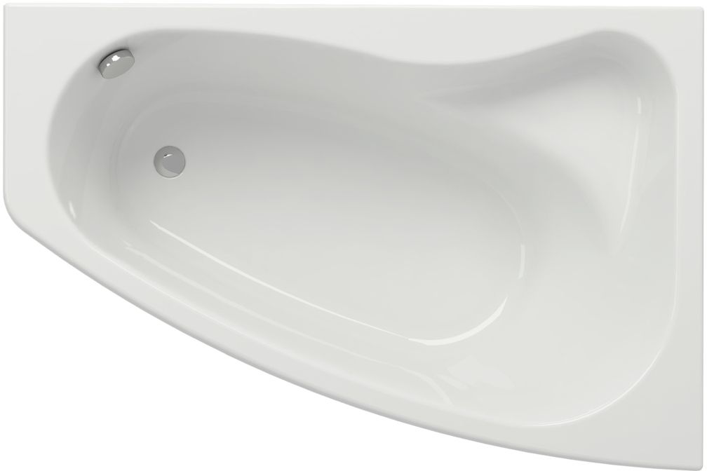 Cersanit Sicilia Eckbadewanne 160x100 cm rechtsseitig weiß S301-037