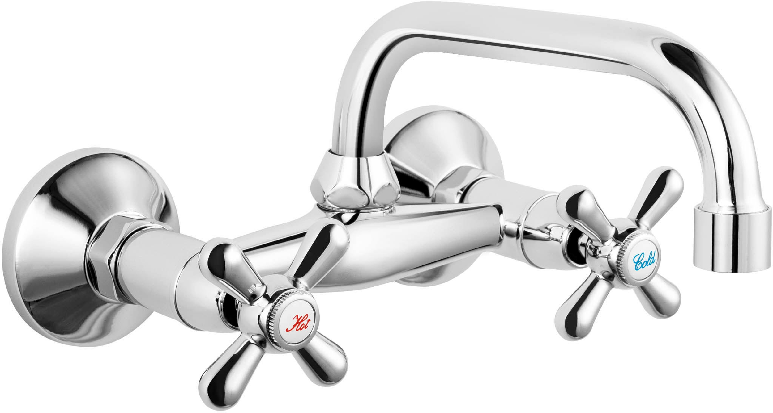 Ferro Retro waschbeckenhahn Wand chrom XR3