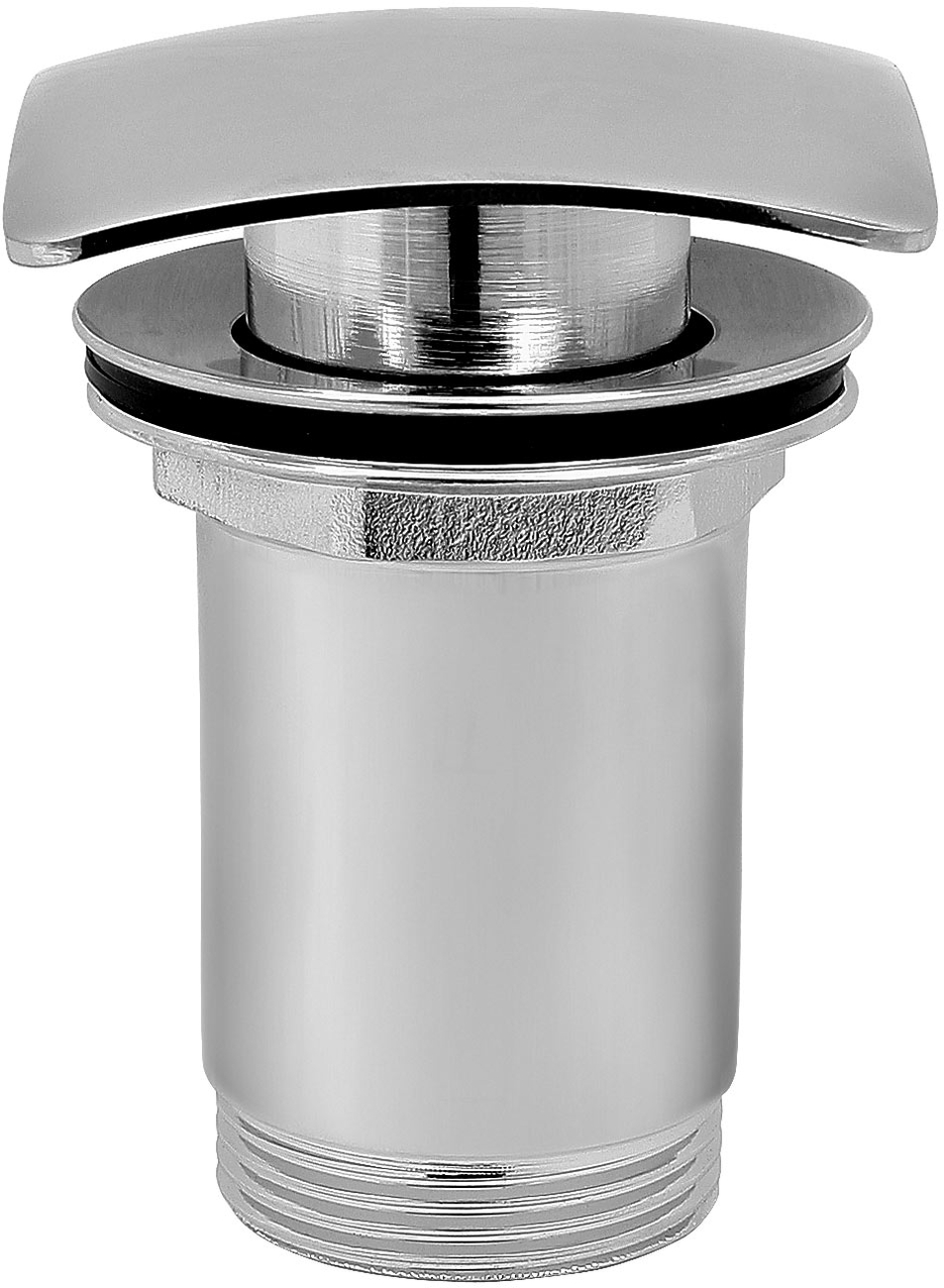 Ferro Quadro Waschbeckenstöpsel chrom S284