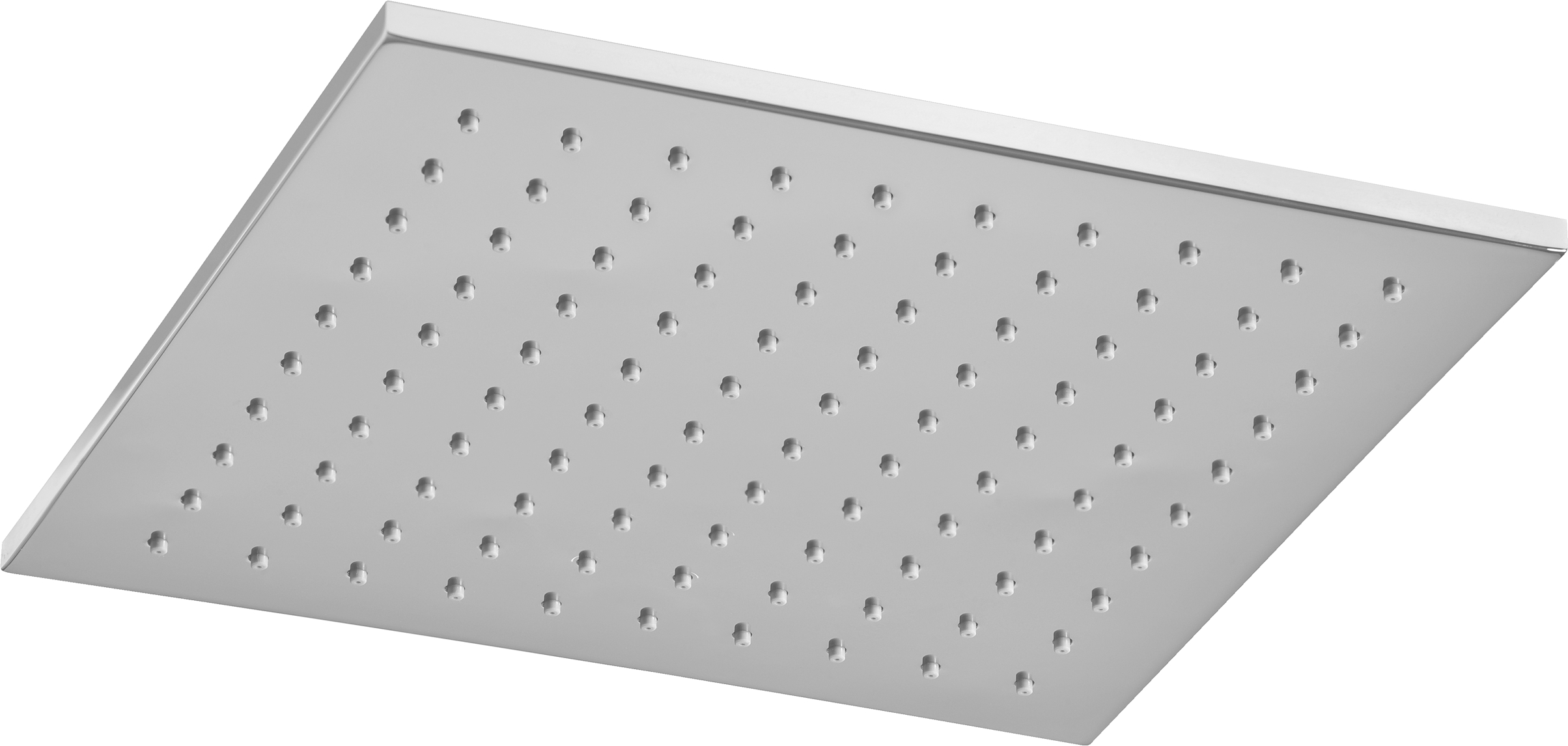 Omnires SlimLine Kopfbrause 25x25 cm quadratisch chrom WG225CR