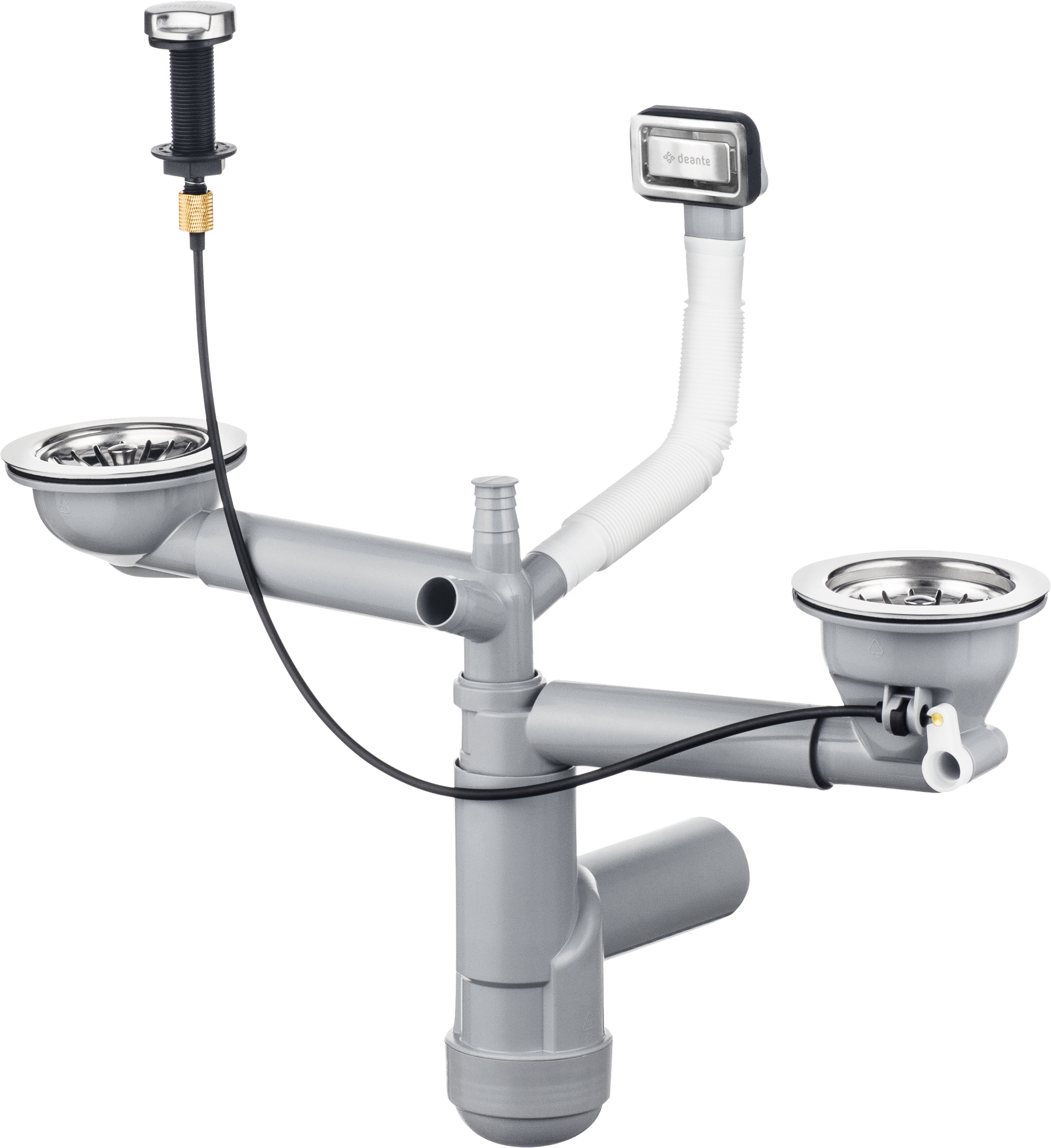 Deante Space Saver Lux siphon für waschbecken ZXY_9912