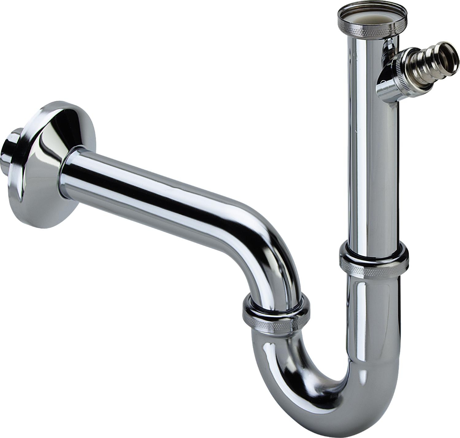 Viega Plus-Sifon Siphon für das Waschbecken Rohr chrom 445577