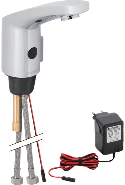 Geberit 185 Waschtischarmatur Stehend Elektronisch chrom 116.155.21.1