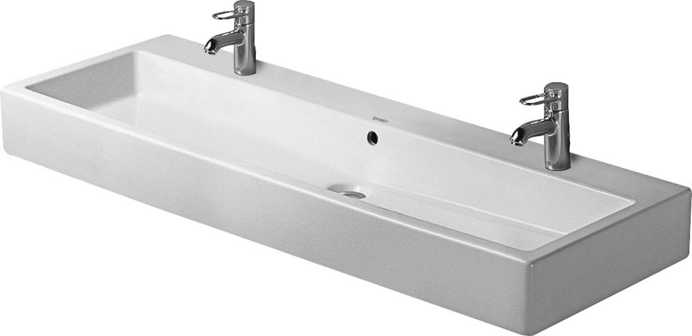 Duravit Vero Waschbecken 120x47 cm rechteckig Möbel weiß 0454120024