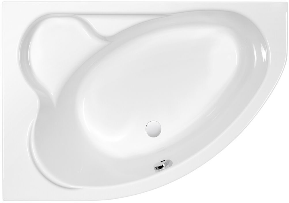 Cersanit Kaliope Eckbadewanne 153x100 cm linksseitig weiß S301-024
