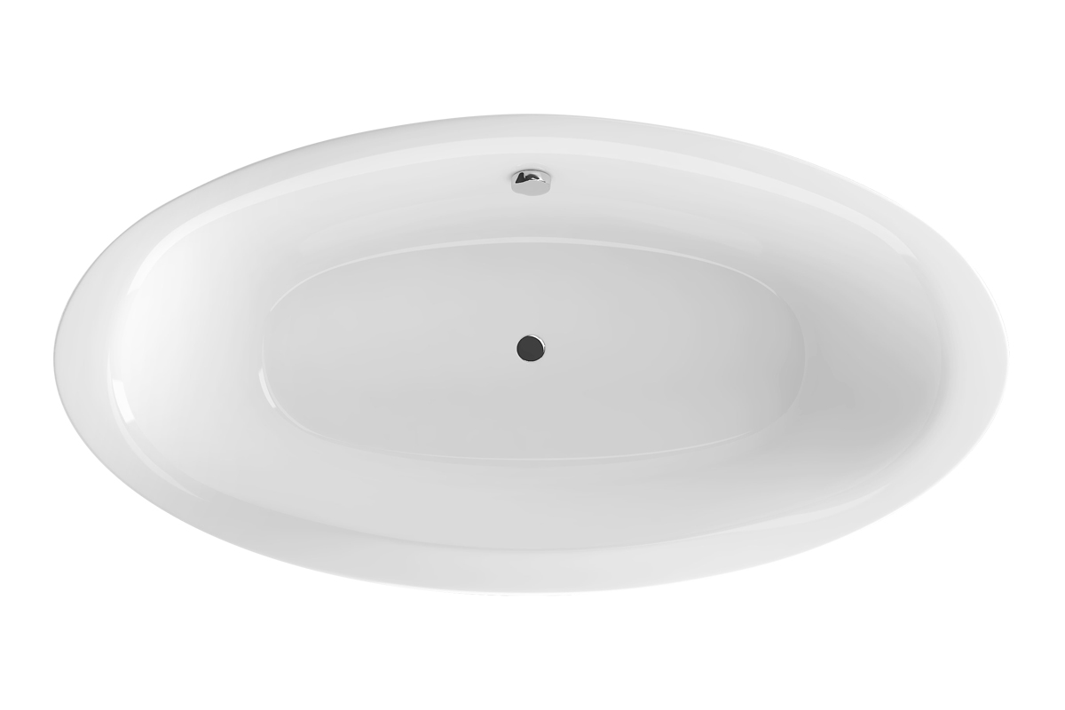 Excellent Lumina Ovale Badewanne 190x95.5 cm oval weiß WAEX.LUM19WH