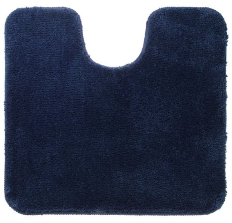 Sealskin Angora Badezimmerteppich 60x55 cm WC-Vorleger blau 293997024