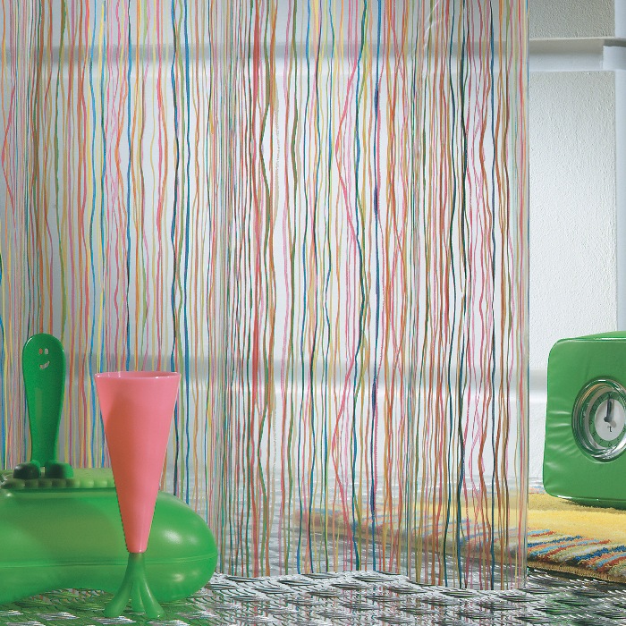 Sealskin Rigato Duschvorhang 200x180 cm mehrfarbig 212181302