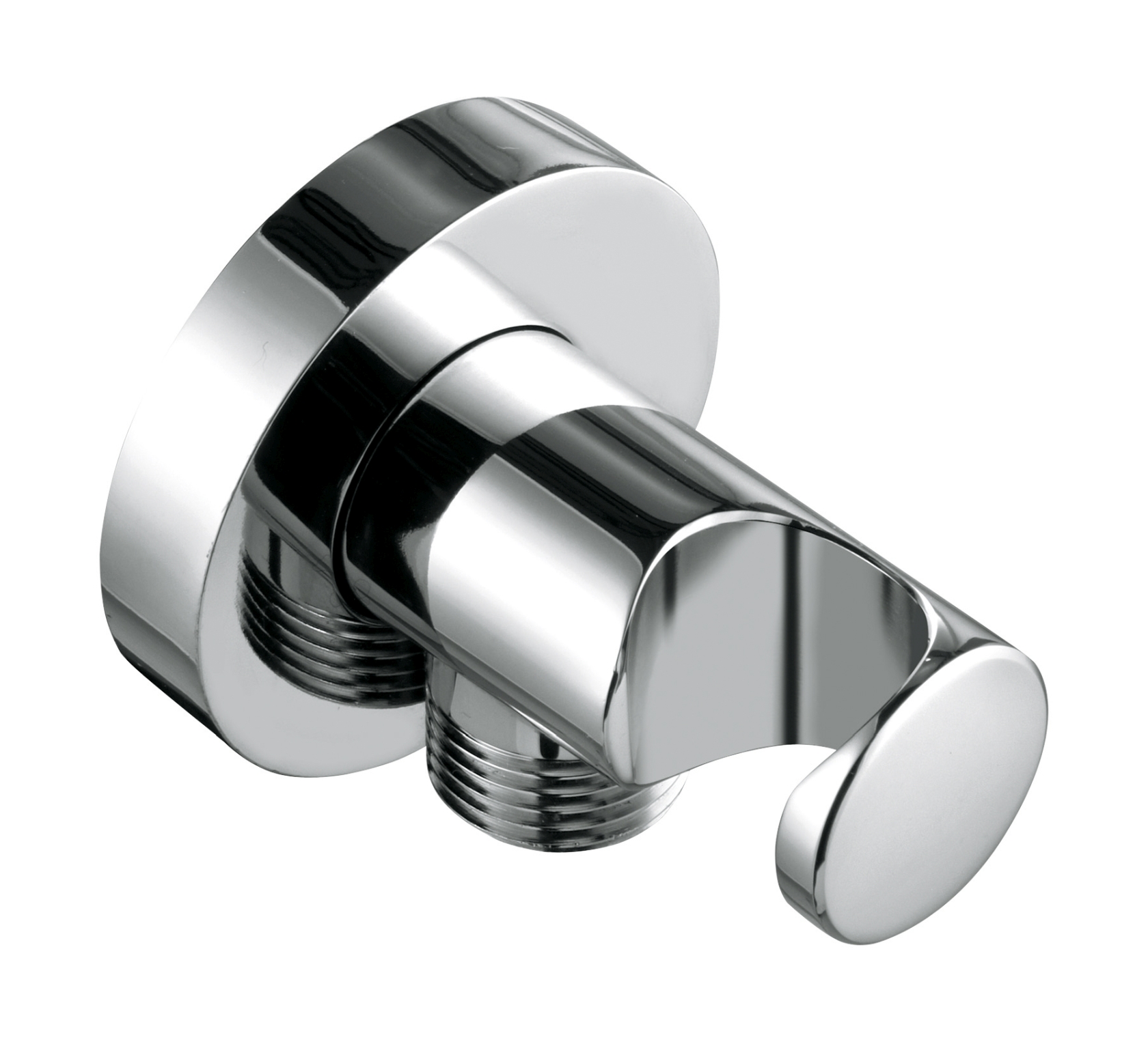 Kludi Winkelanschluss mit Griff chrom 6054705-00