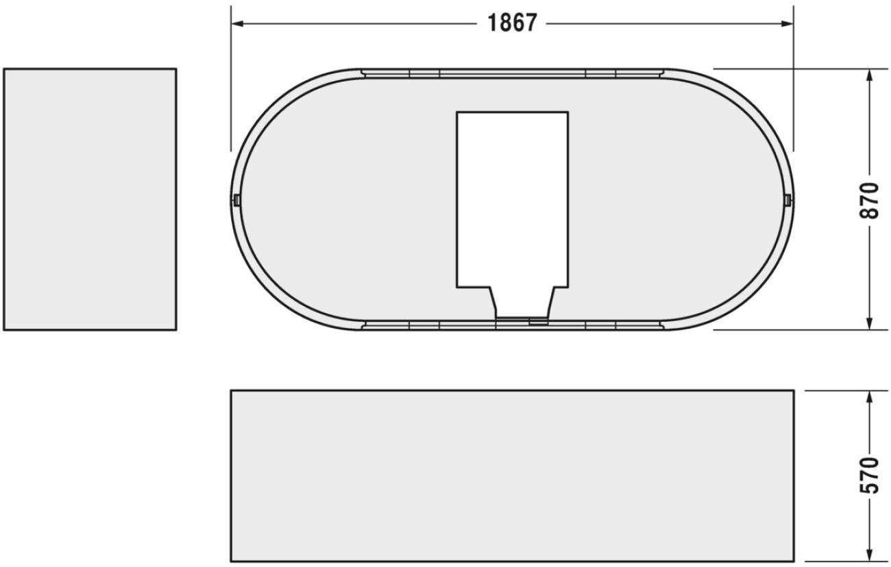 Duravit Badewannenverkleidung 790415000000000
