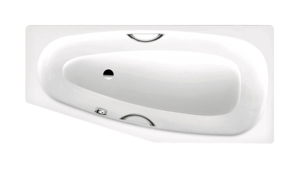 Kaldewei Mini Star Eckbadewanne 157x75 cm linksseitig weiß 224900010001