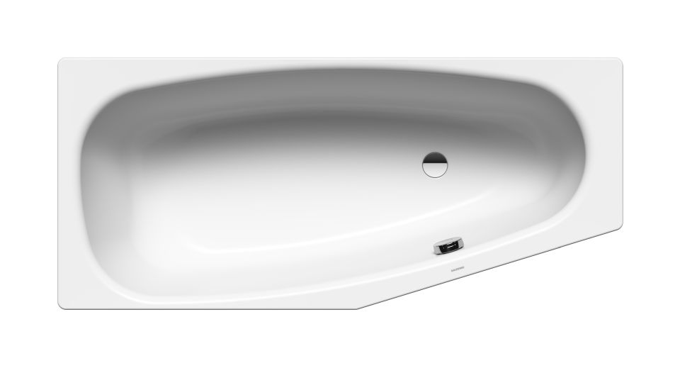 Kaldewei Mini Eckbadewanne 157x75 cm rechtsseitig weiß 224600010001