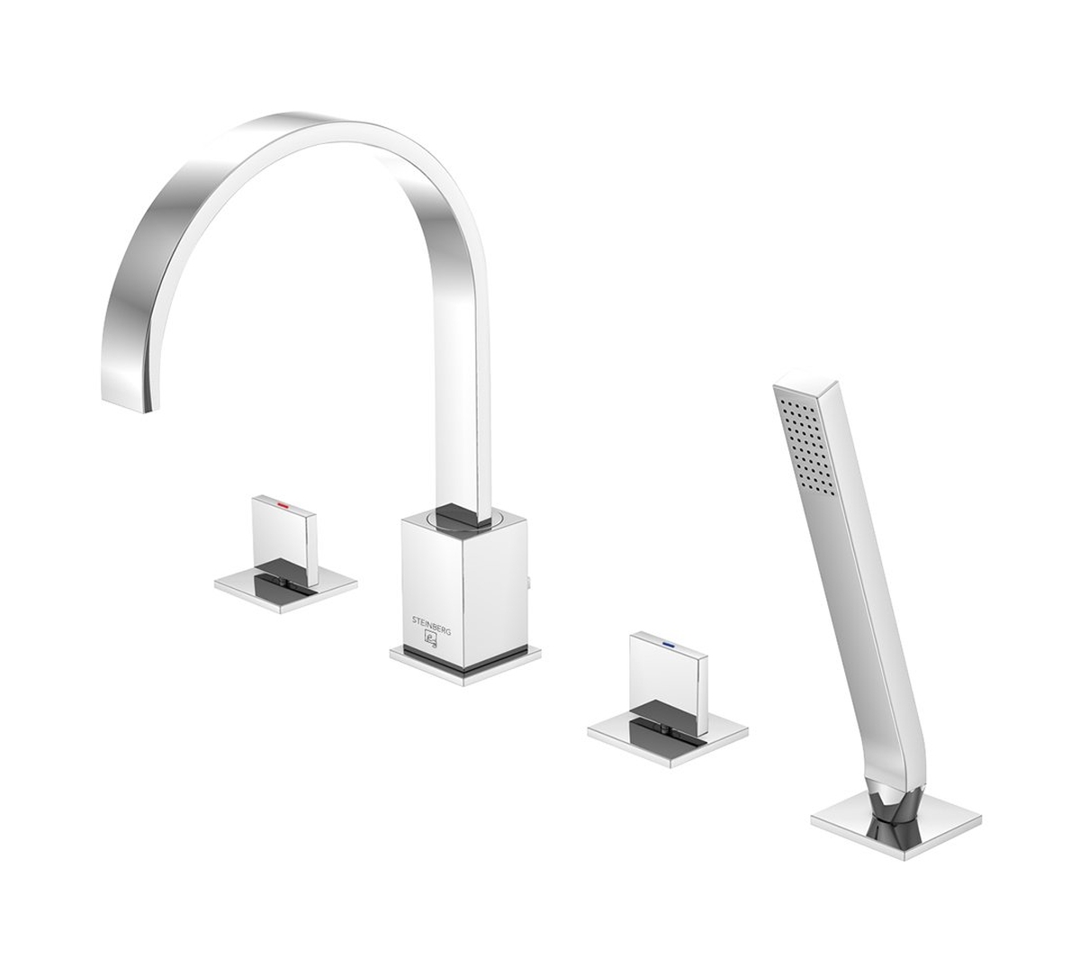 Steinberg 135 Badewannen- und Duscharmatur awannenmontiert chrom 1352402