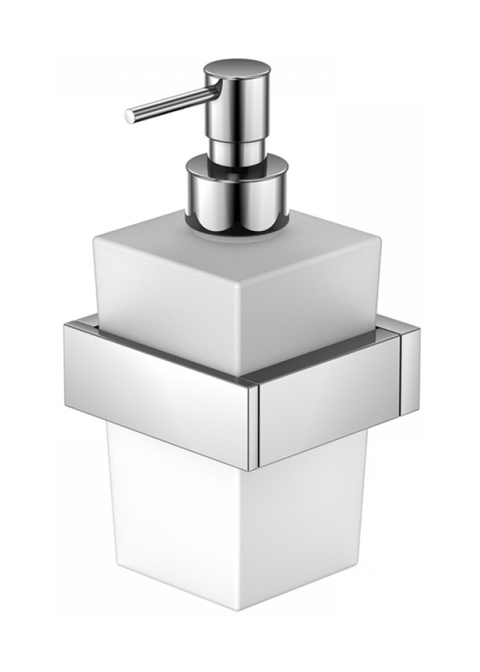 Steinberg 460 Seifenspender ml chrom-weiß-glas 4608001